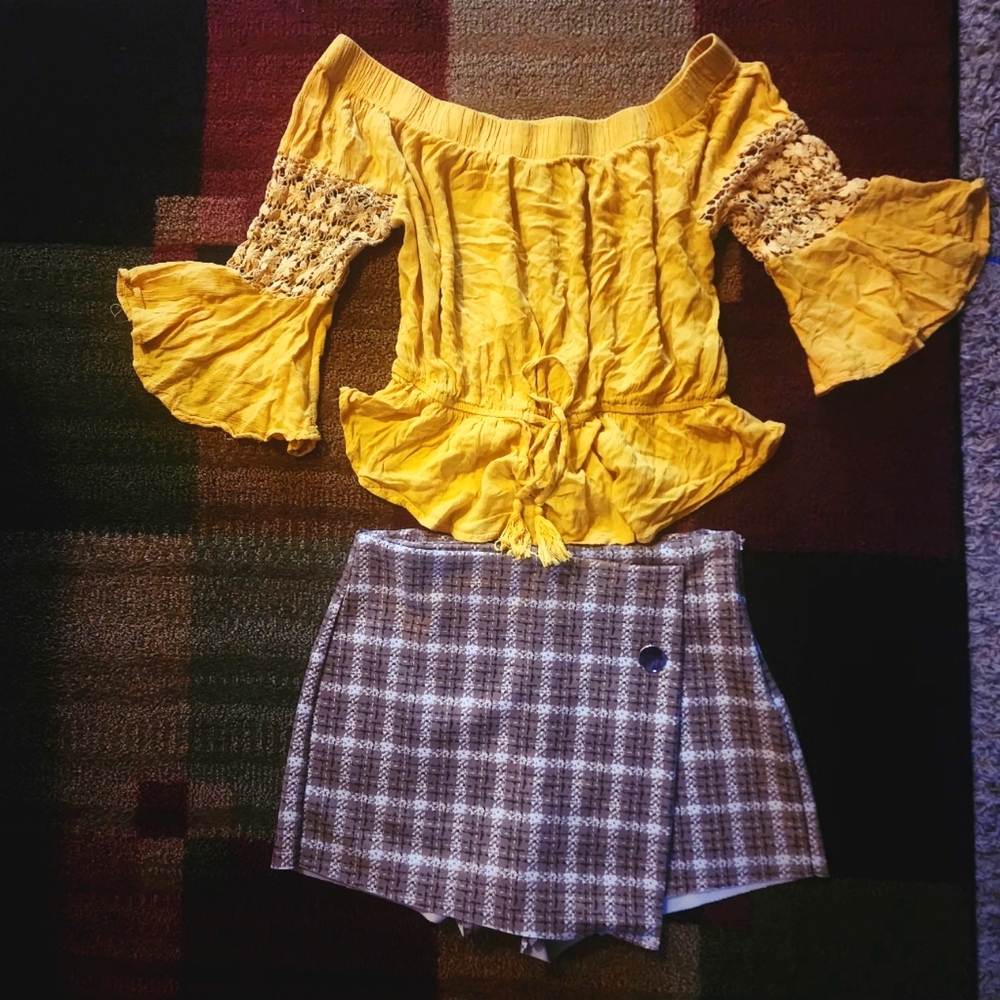 Boho shirt and Skort